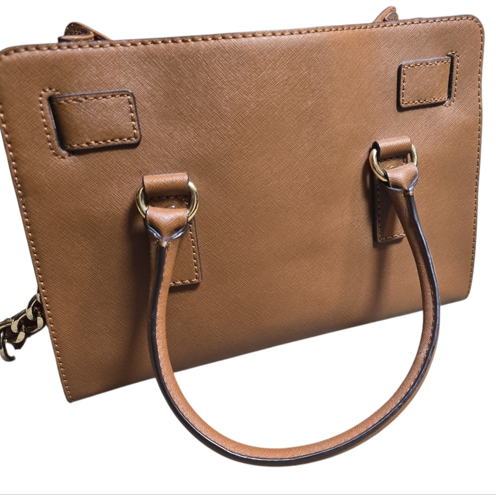 MICHAEL Michael Kors Hamilton Saffiano Leather Satchel Tote Bag Medium - Picture 5 of 8